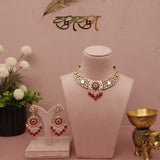 mossanite bridle necklace set