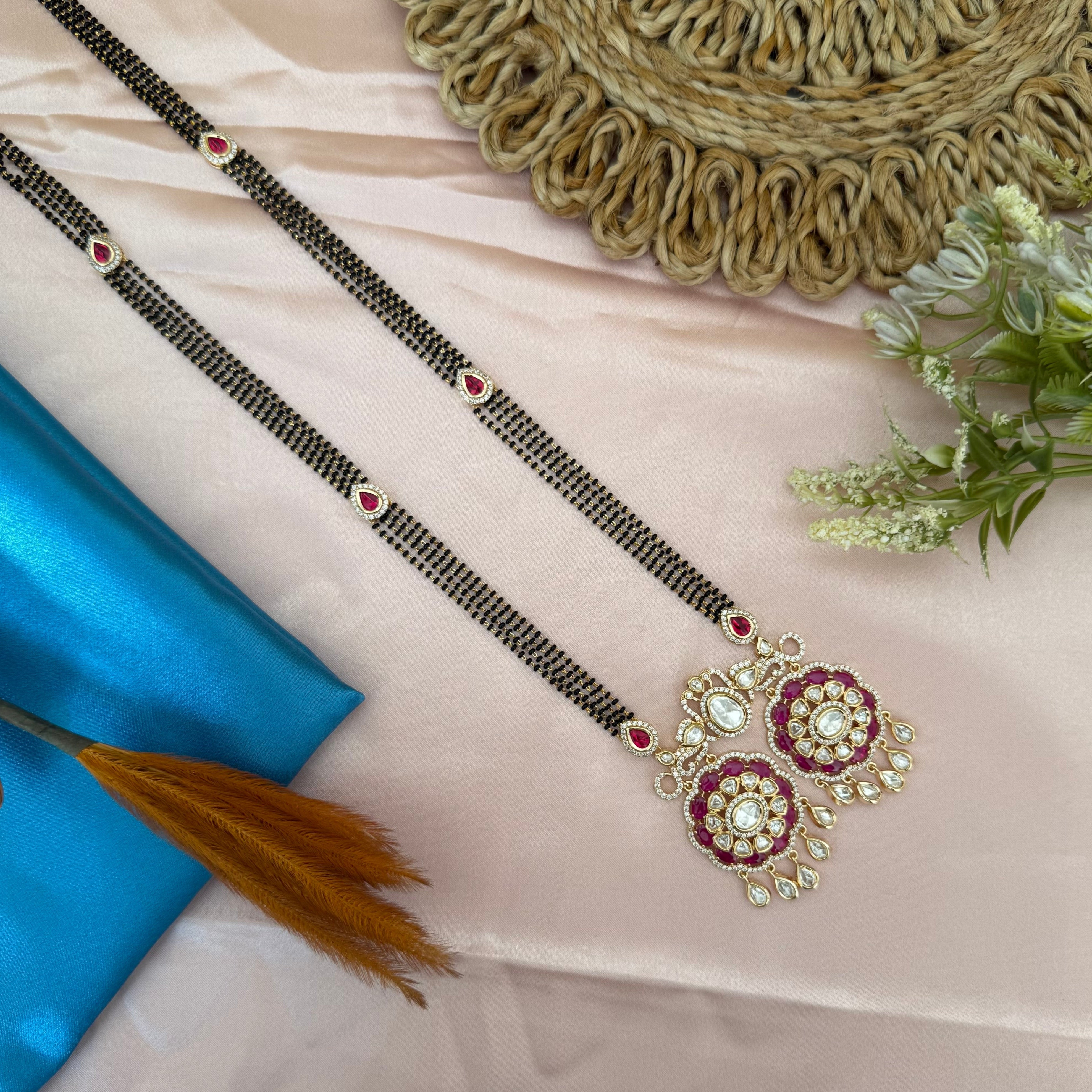 polki mangal sutra kundan wati mangalsutra