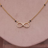 infinity mangalsutra pendant