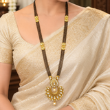 Antique Kundan 36 Inch Long Mangalsutra