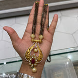 Antique Kundan 36 Inch Long Mangalsutra