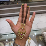 Antique Kundan 36 Inch Long Mangalsutra