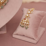 Moissanite Kundan Hasli Necklace Set