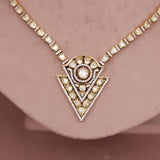 Premium Moissanite Kundan Necklace Set