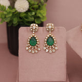 Premium Moissanite Kundan Necklace Set