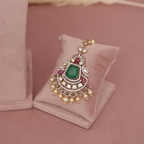 Premium Moissanite Kundan Necklace Set