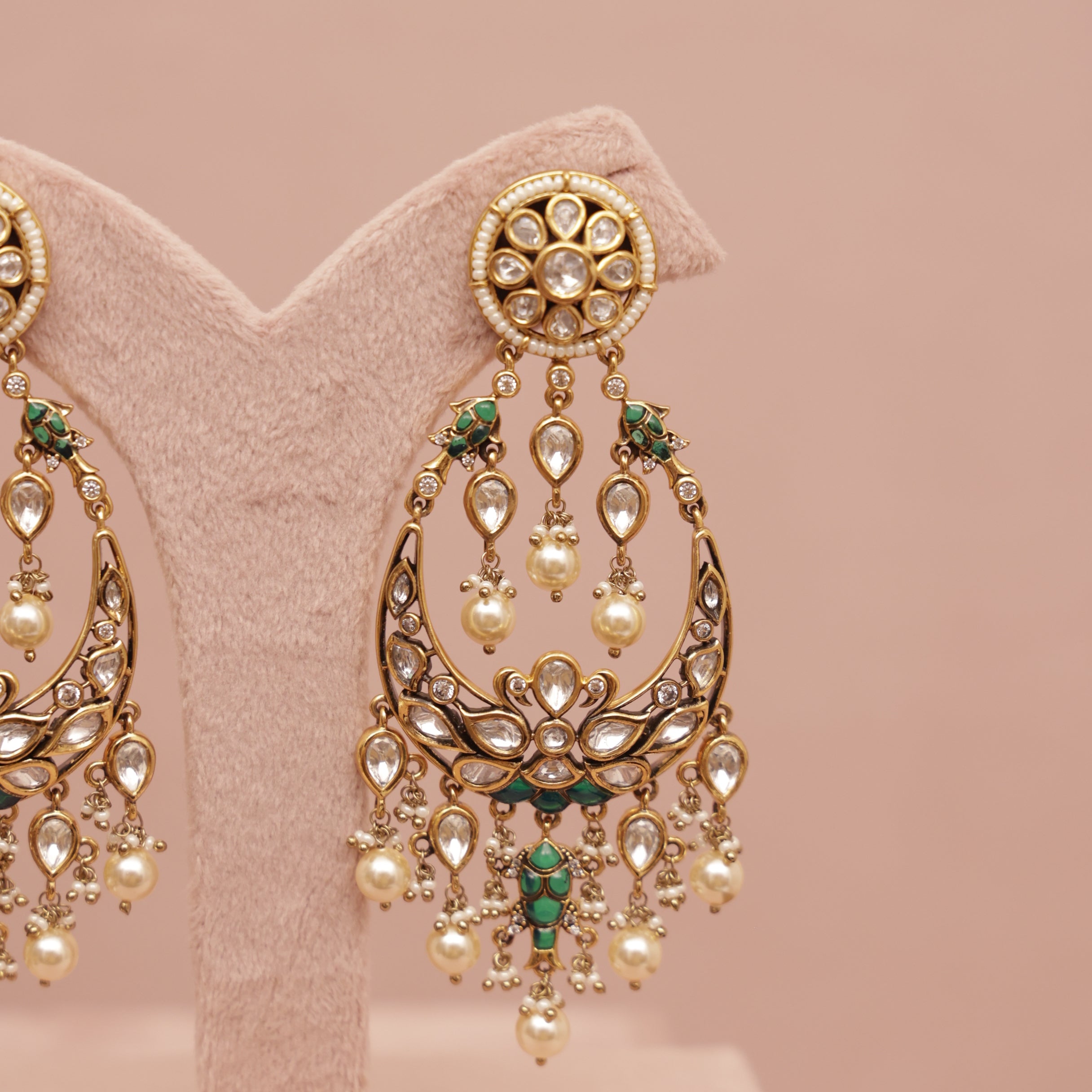 Premium Polki Kundan Earring