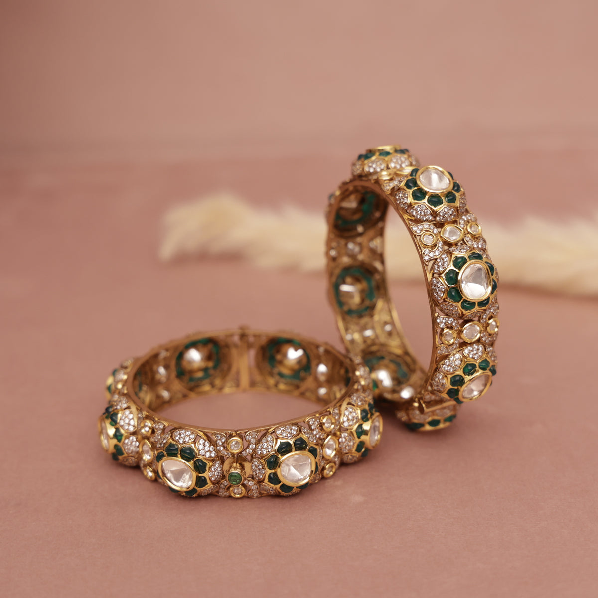 premium Polki Kundan Bangle