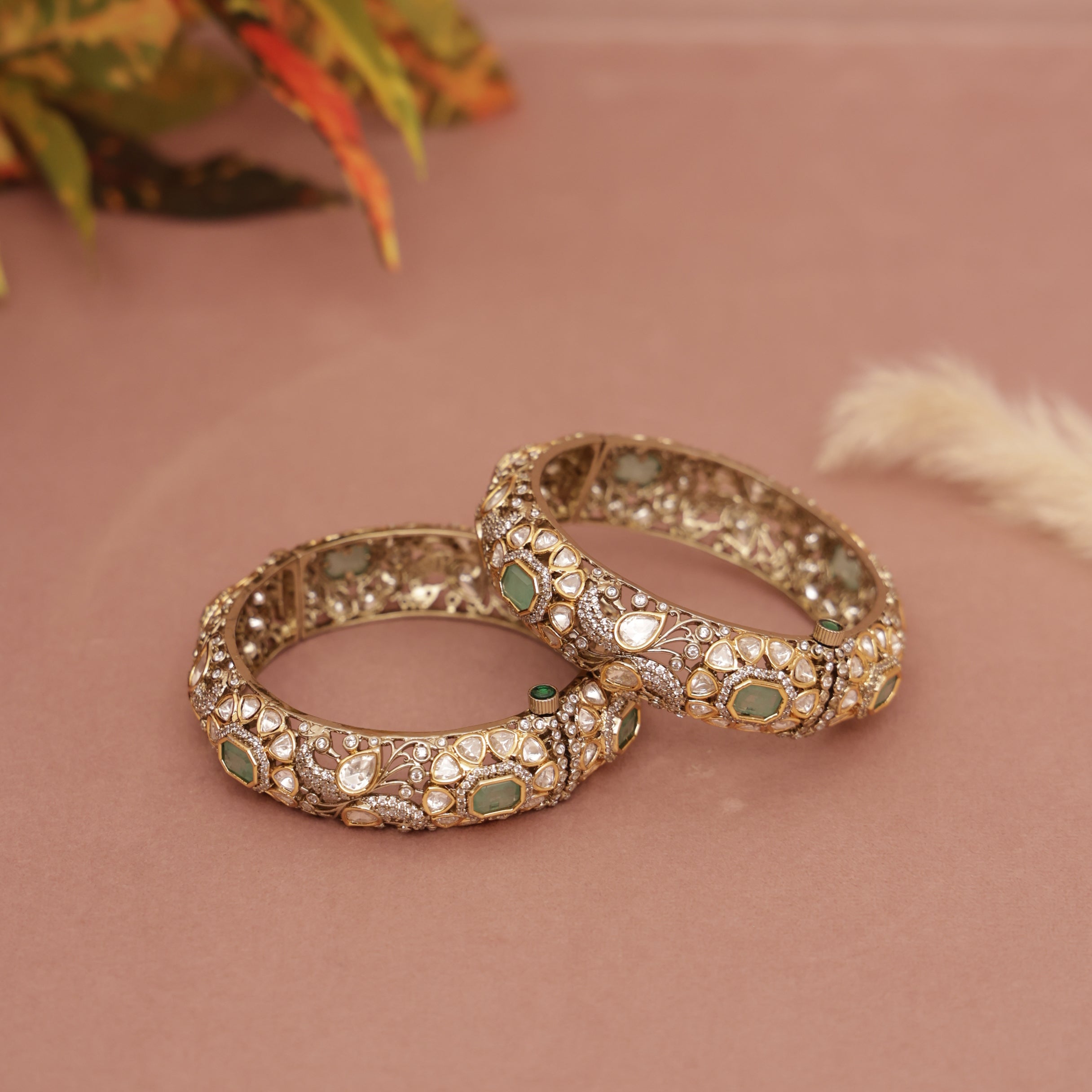 Polki Kundan Bangle