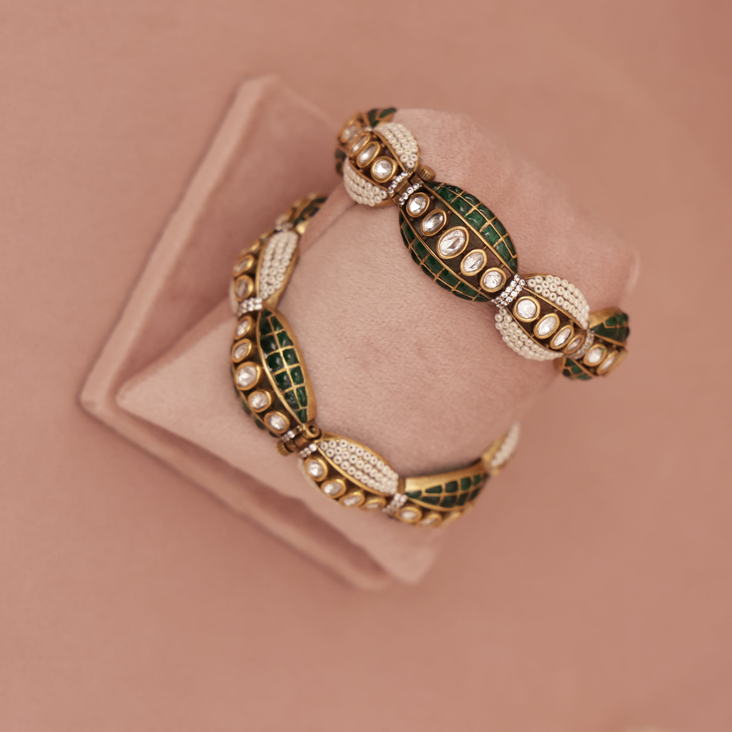 premium Polki Kundan Bangle