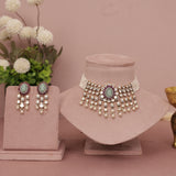 Premium Kundan Choker Necklace Set