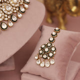 Premium Moissanite Kundan Necklace Set