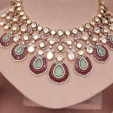 Premium Kundan Necklace Set