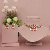 Premium Kundan Choker Necklace Set