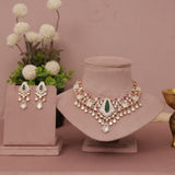 Premium Kundan MOP Necklace Set