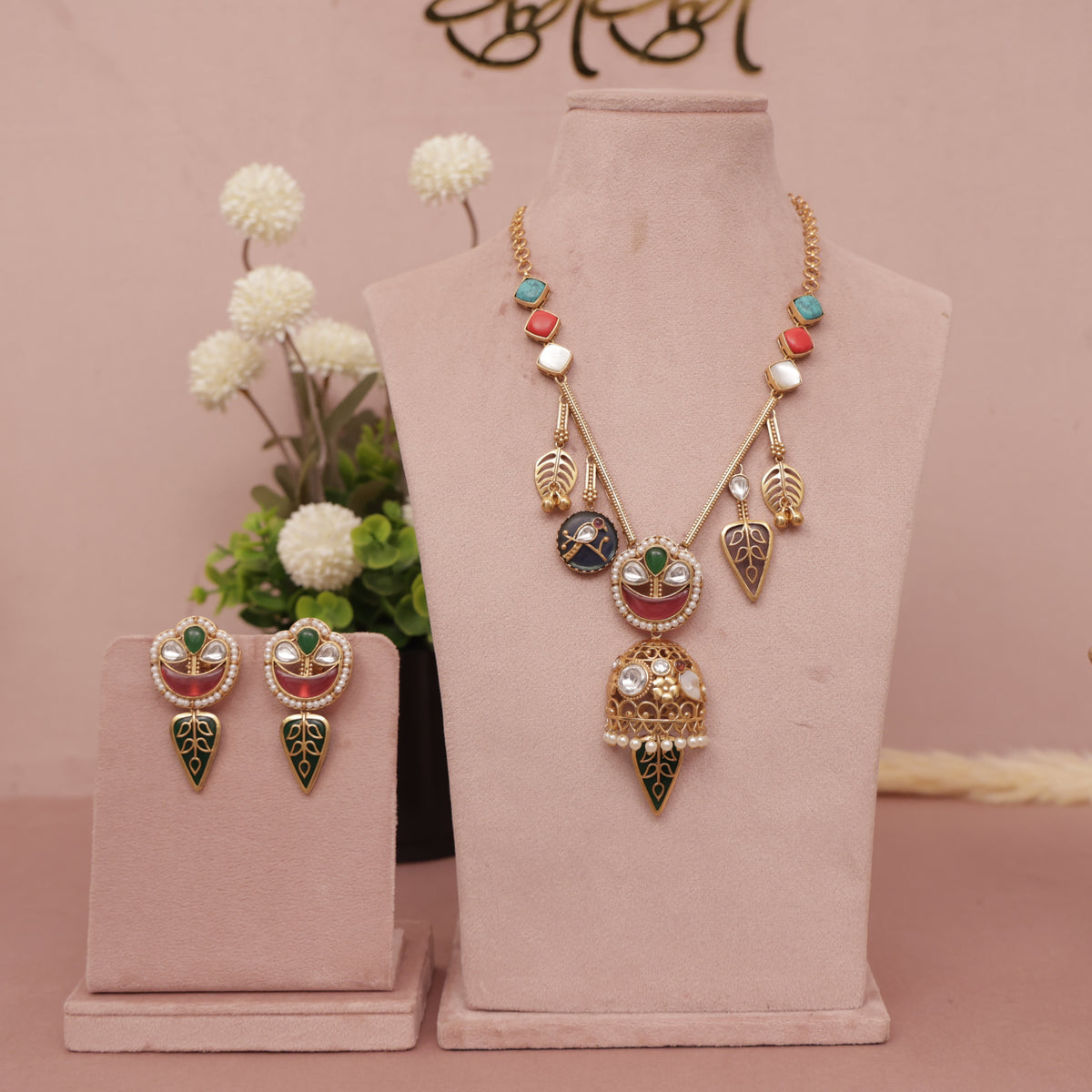 Antique Heritage Lariat Necklace Set
