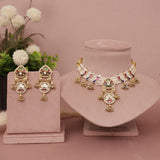 Heritage Pachih Kundan Pearl Necklace set