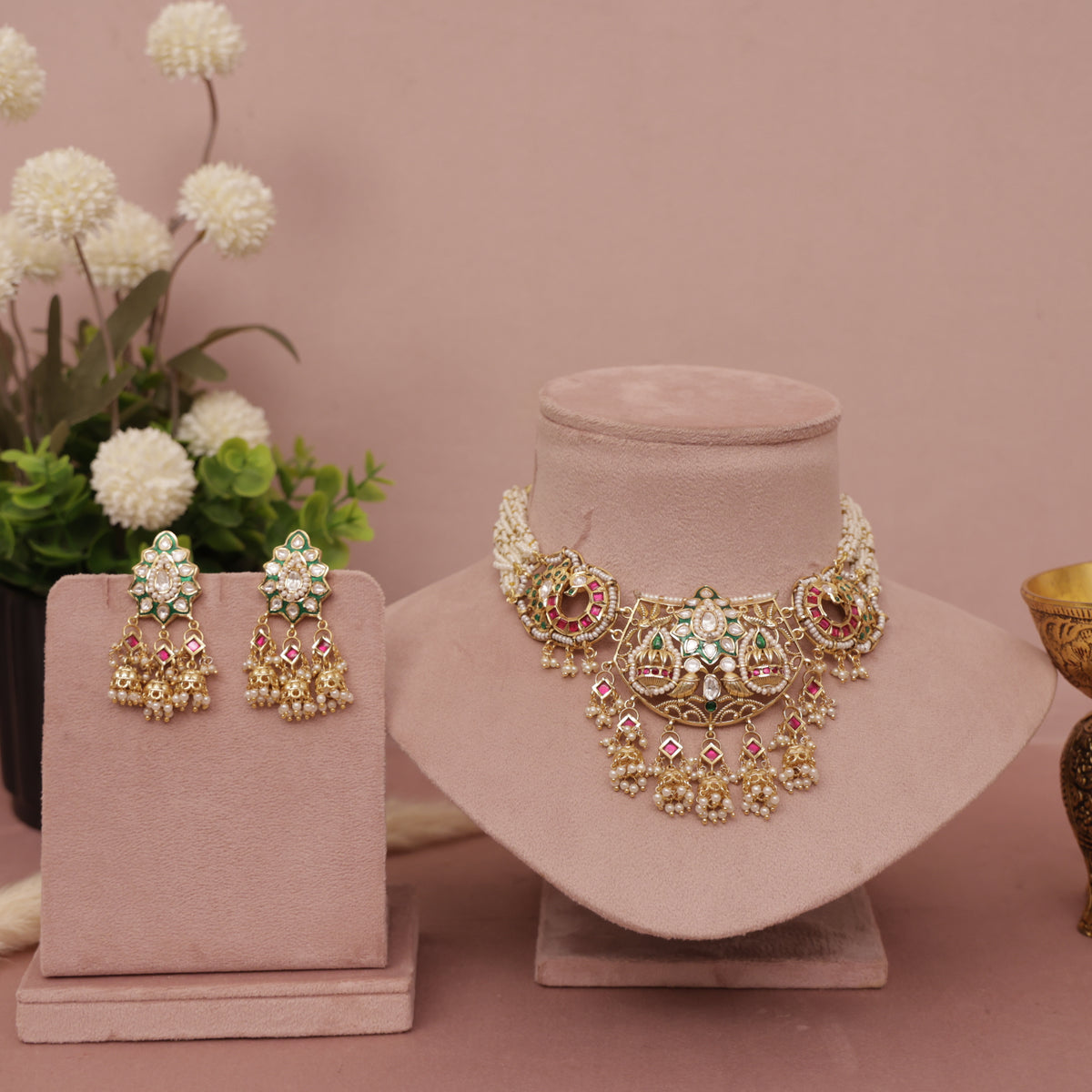 Heritage Kundan Necklace set