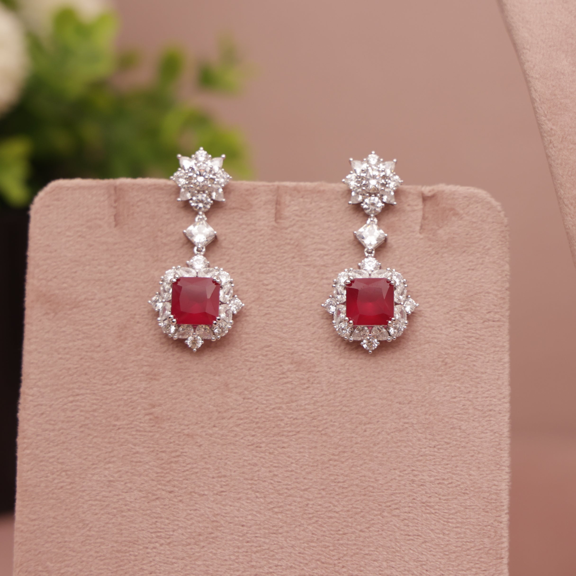 CZ Diamond  Necklace set
