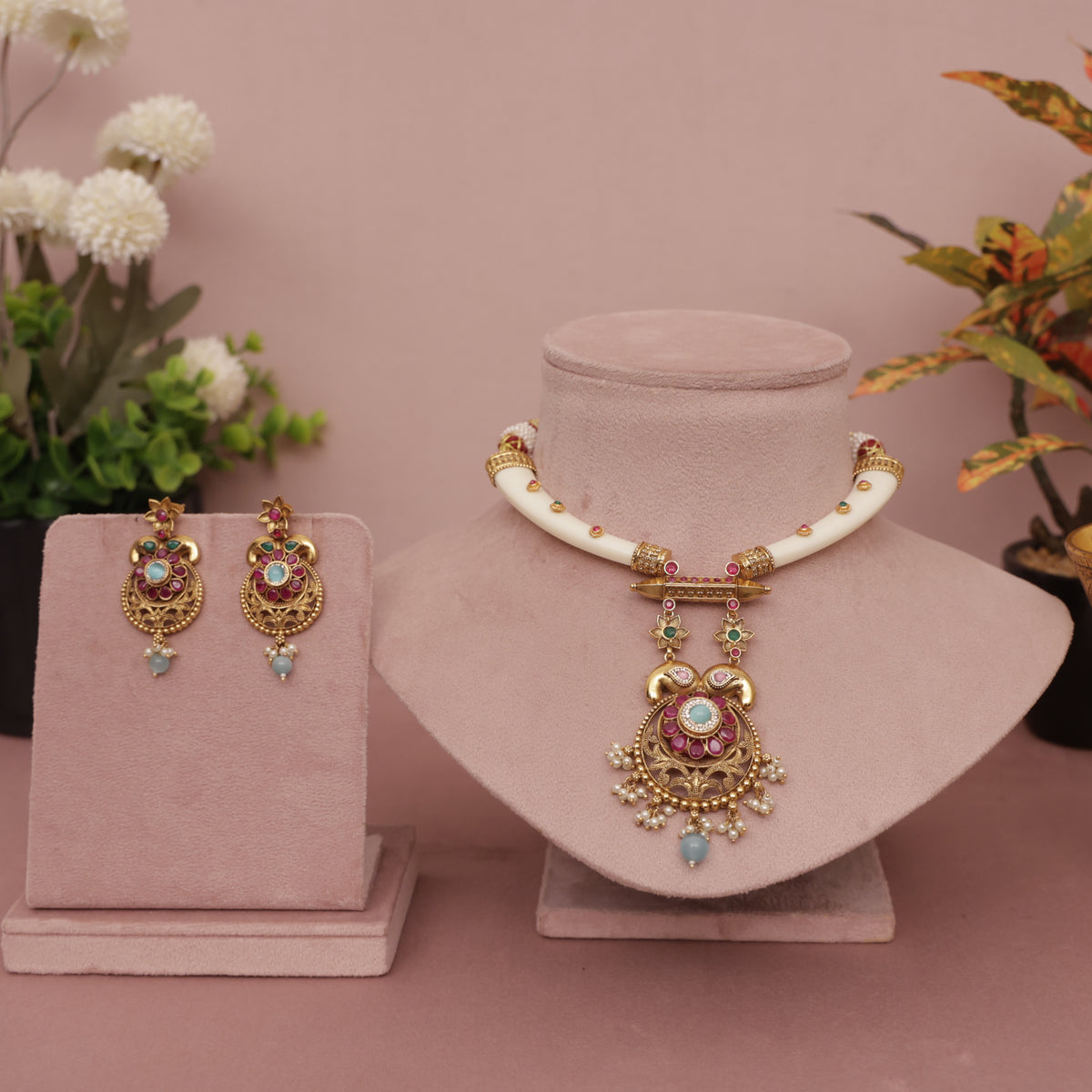 Antique Swarovski Necklace Set