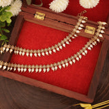 antique gold payal