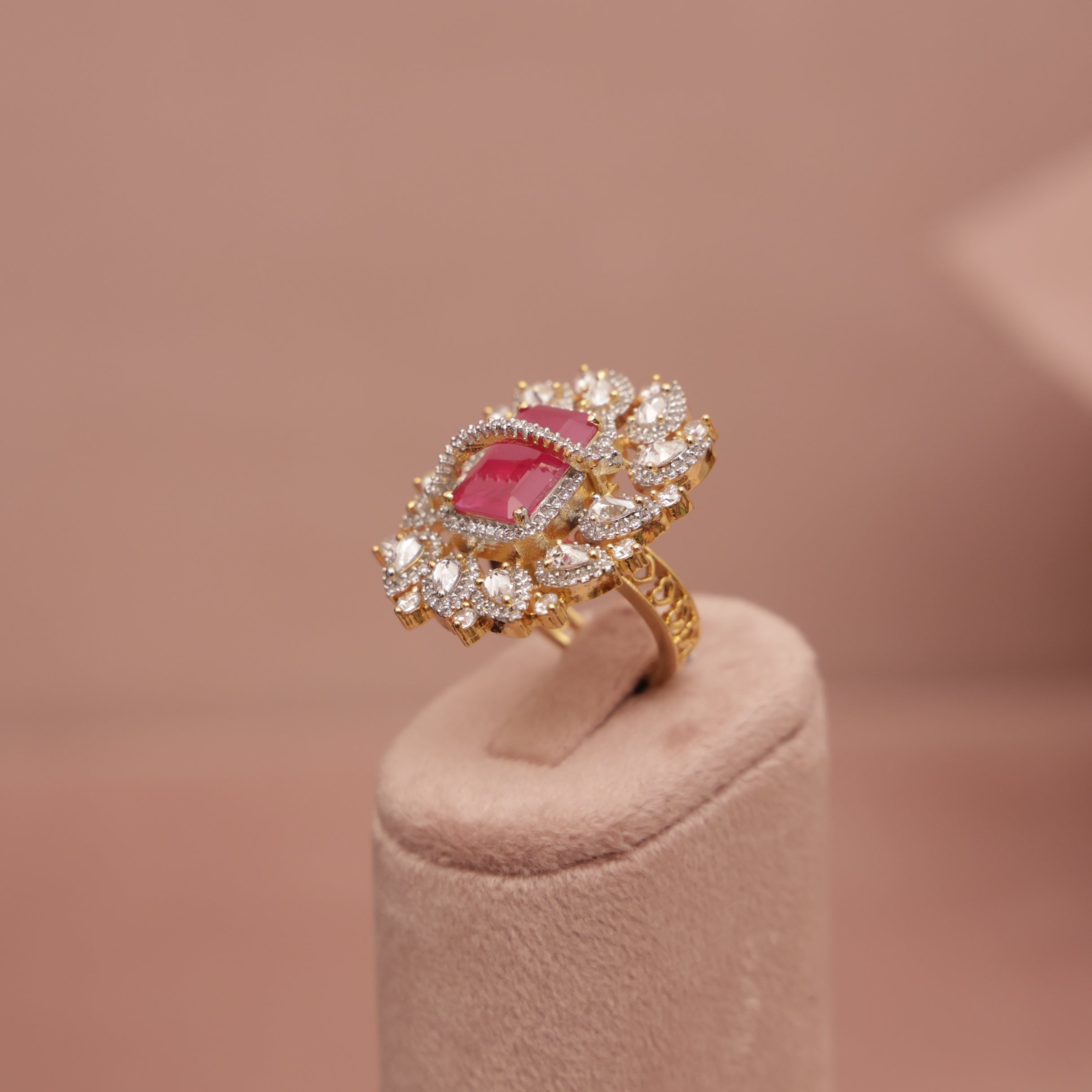 American Diamond Finger Ring