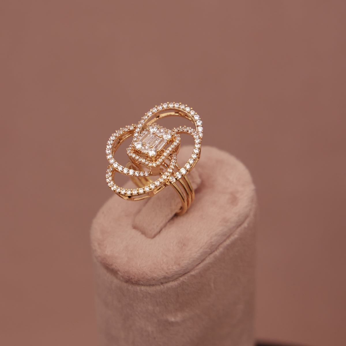 American Diamond Finger Ring