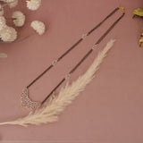 american diamond mangalsutra