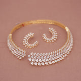 American Diamond Hasli Necklase Set