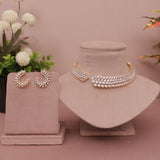 American Diamond Hasli Necklase Set