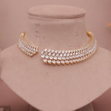 American Diamond Hasli Necklase Set