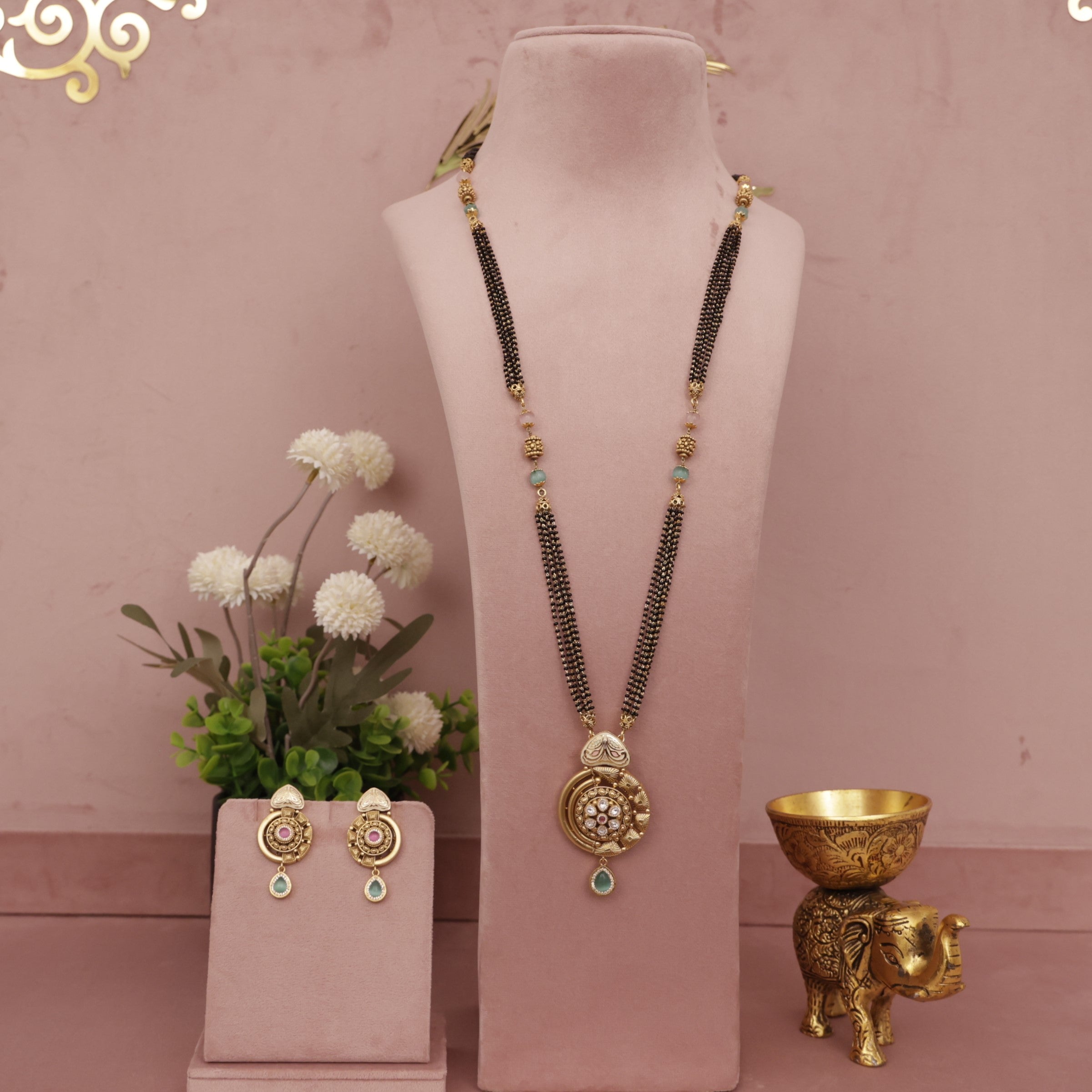 Antique Long Mangalsutra Set