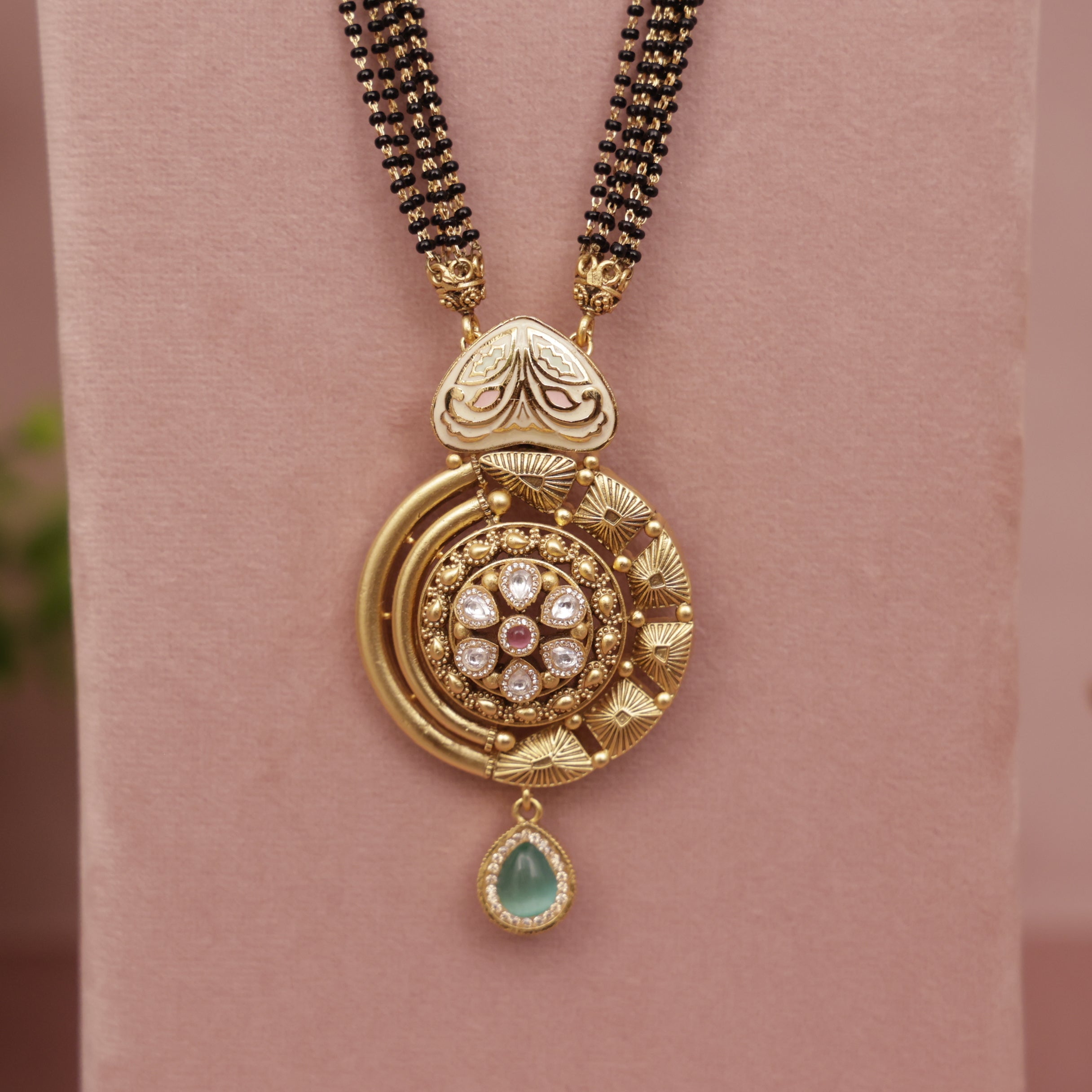 Antique Long Mangalsutra Set