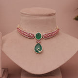 American Diamond Modern Necklase Set