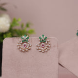 Modern American Diamond Choker Necklase Set