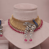 American Diamond Modern Matt Necklase Set