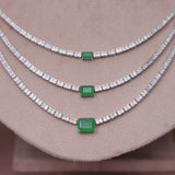 American Diamond Modern Necklase Set