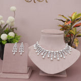 American Diamond Modern Necklase Set
