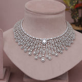 American Diamond Modern Necklase Set