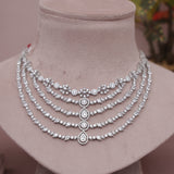 American Diamond Modern Necklase Set