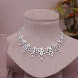 American Diamond Modern Necklase Set