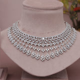 American Diamond Modern Necklase Set