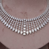 American Diamond Modern Necklase Set