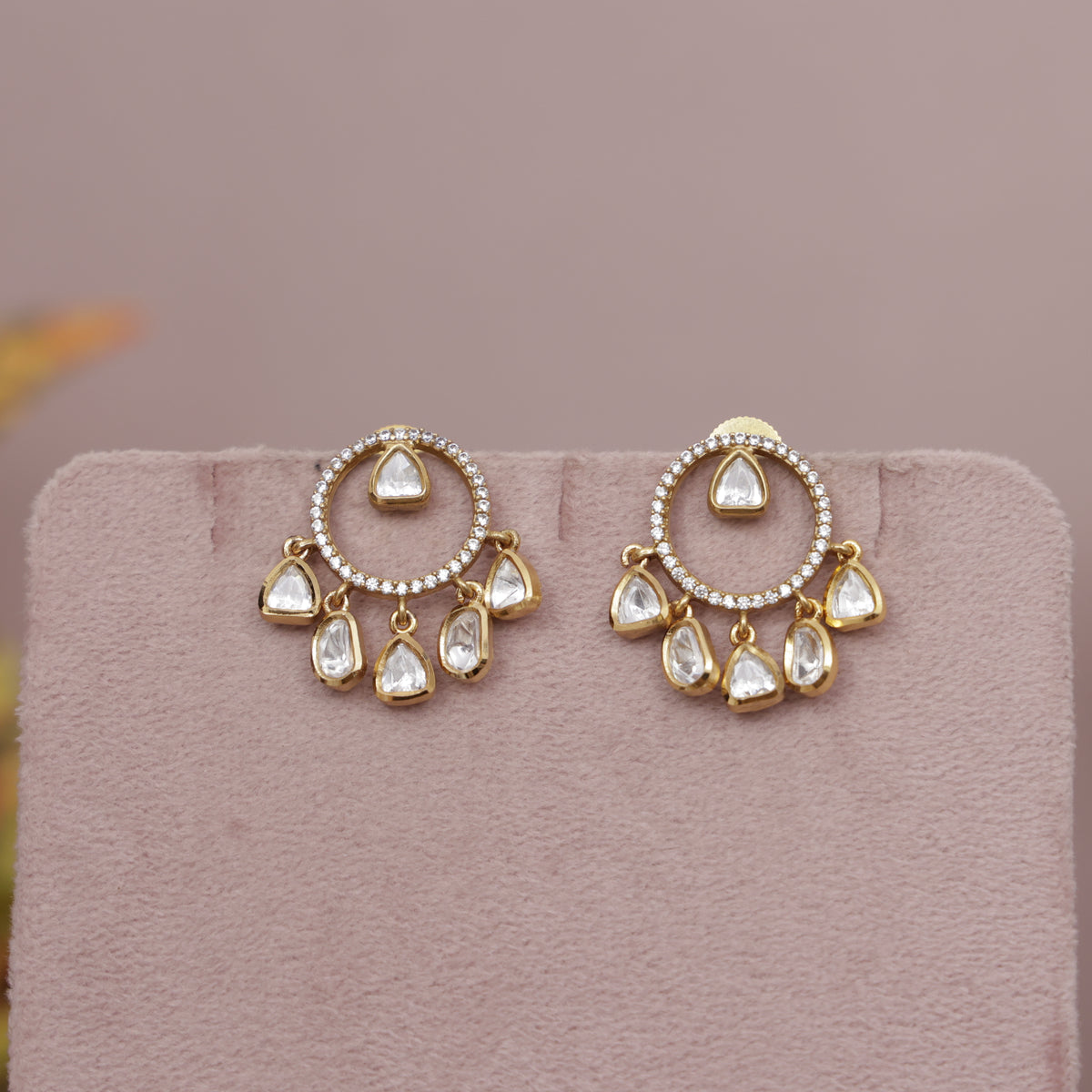 Premium Polki Kundan Earring