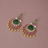 Antique Gold Kundan Earring