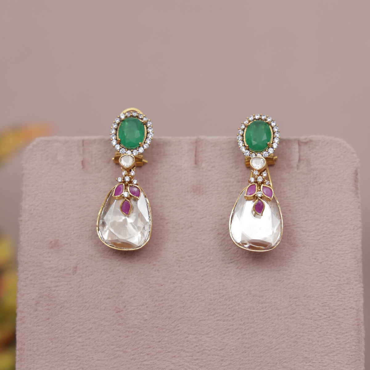 Premium Polki Kundan Earring