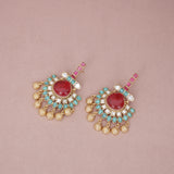 Antique Gold Kundan Earring