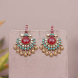 Antique Gold Kundan Earring