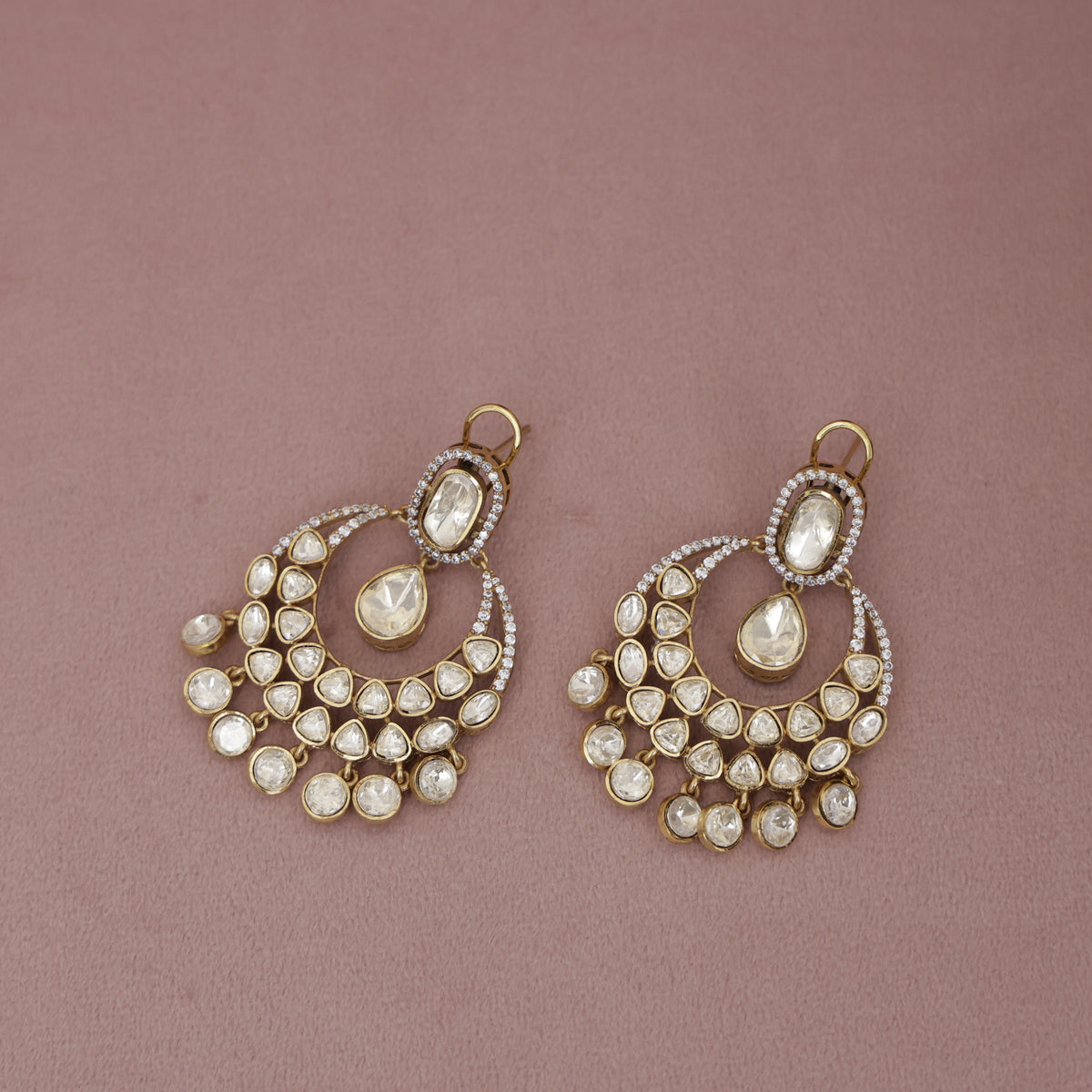 Premium Polki Kundan Earring
