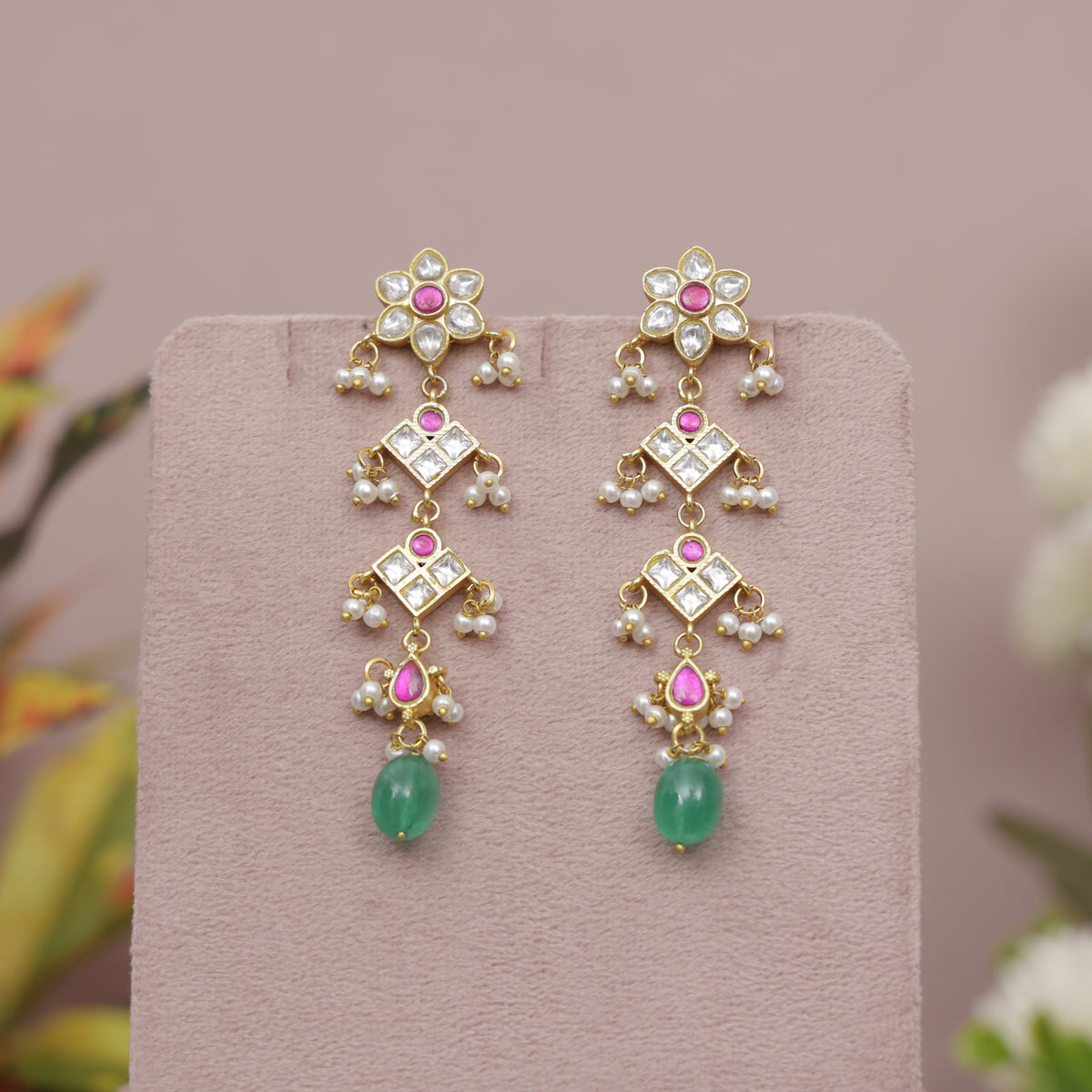 Premium Pachi Kundan Earring